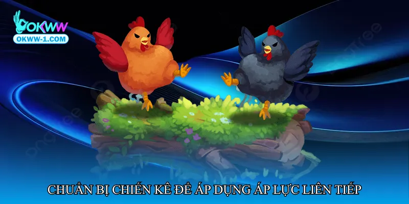 Chuẩn bị chiến kê để áp dụng áp lực liên tiếp